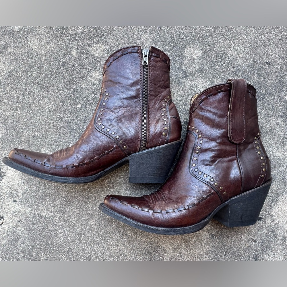 Old Gringo Brand Women’s Leather Western Cowgirl Ankle Boots Size 7.5 - Picture 6 of 11